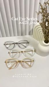 kacamata minus pria wanita cat eye 11808 murah anti radiasi photocromic bluecromic