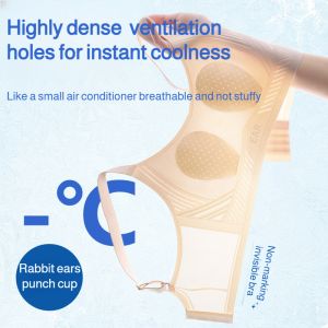 Large size nonslip bra for women with large breasts