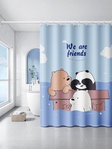 WEILAISHI | Mold-Resistant Easy-Install Water-Repellent Partition Shower Curtain