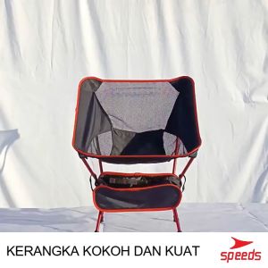 SPEEDS Kursi Lipat Jaring Space Folding Chair Keranjang Camping Mancing Tenda Outdoor Alam 031-47