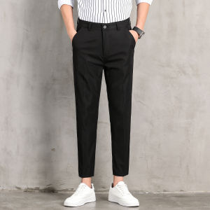 TUCANO | Slim Fit Straight Leg Ankle Length Business Casual Pants for Men