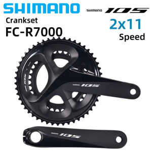 SHIMANO | Shimano 105 R7000 2x11 Speed Crankset HOLLOWTECH II 22V FC-R7000 170MM 175MM 50-34T for Road Bike Bicycle Crankset