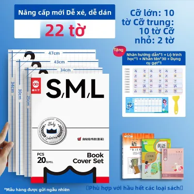 MPRINCE | Bìa Sách Dán Trong Suốt cho Học Sinh