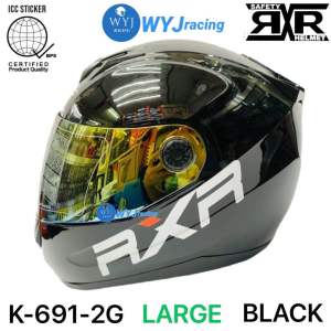 RXR K- 691-2G FULL FACE HELMET WITH ICC (BPS) SIZE 59-60CM LARGE ONLY