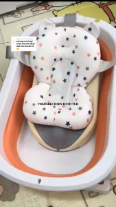 Baby Bath Tub Foldable Non-Slip Large Capacity Easy Storage Quality Support Tempat Mandi Baby