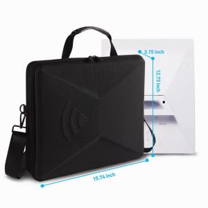 Túi Du Lịch Starlink Mini Có Vỏ Cứng Bảo Vệ Cho Bộ Chuyển Đổi Ống Chân Đế Cáp Bộ Nguồn - Phụ Kiện Lưu Trữ Di Động