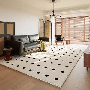 Stripped Dot Looped Pile Carpet Living Room Use Water Absorption And Easy to Clean