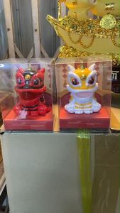 สิงโตโชคลาภ ผงกหัวได้ เรียกทรัพย์ ใช้พลังแสง