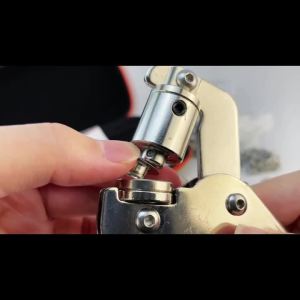 6/10/12mm 600 Sets Eyelet Tool Kit with 3 Interchangeable Dies Handheld Hole Punch Pliers for Tarps Fabric Shower Curtain Cloth