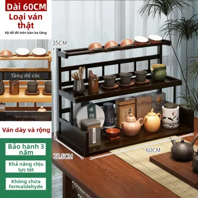 TUOJUE | Tủ Trưng Bày Lưu Trữ Tách Trà Phong Cách Trung Quốc Mới