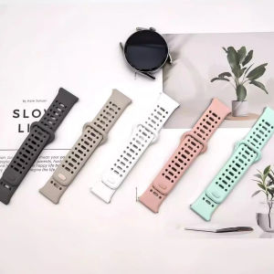 Zenia 20mm High-quality Silicone Watch Strap for Garmin Forerunner 165 55 245 645 570 42mm Music Approach S12 S40 S42 S44 S50 Vivoactive 6 5 3 Vivomove HR/Luxe/Style/Sport/Trend Venu SQ Haylou LS12 RS4 Plus Amazfit Active Bip U Pro Lite S GTS 2 2E 4 Mini