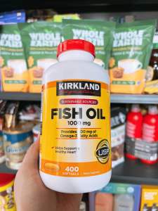 [ HSD 07/2028 ] FISH OIL 1000MG OMEGA 3 300MG 400 VIÊN MỸ.