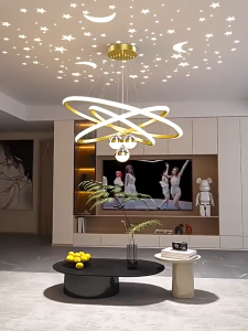 Pendant Light LED Three-Head Modern Atmosphere Chandelier For Bedroom Living Dining Room Decorative