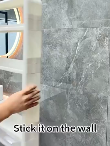 Isidoro.os Bathroom Toilet Storage Organizer Wall Hanging Cosmetic Storage Rack Bathroom Storage Rack