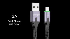 LED Micro USB Cable 3A Fast Charging Charger Micro usb Cable For Samsung Xiaomi Android Mobile Phone Wire Cord