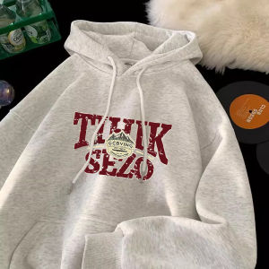 Pure Cotton Khaki Hoodie Mens Spring Autumn Student New American Retro Heavyweight Youth Jacket Loose Business Casual