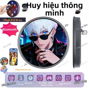 Huy Hiệu Thông Minh Với Màn Hình Cảm Ứng HD Phát Video GIF Bluetooth Đèn LED Phát Âm Thanh Động Chất Liệu Hợp Kim Kẽm Dành Cho Người Lớn