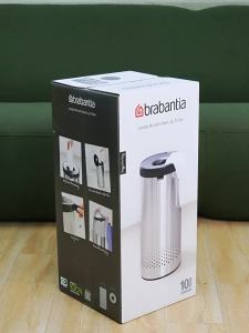 brabantia | Stainless Steel Large Capacity Categorizing Laundry Basket