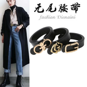 Trendy Fashionable Ladies Leather Belt for Jeans Versatile Classic 2024 New Popular Belt Real Leather Waist Belt Women Decorative