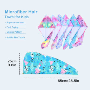 1 piece of ultra-fine fiber dry hair cap absorbent quick drying bathroom hair towel bathroom supplies