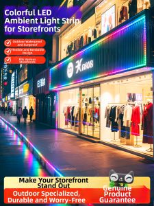 YUANMUXUAN | Night Market Rainbow LED Strip 220V