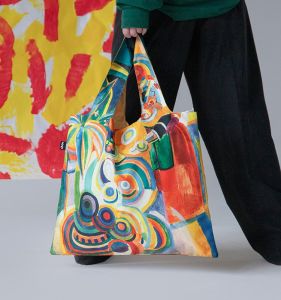 Loqi | Artistic Abstract Light Folding Shopping Bag