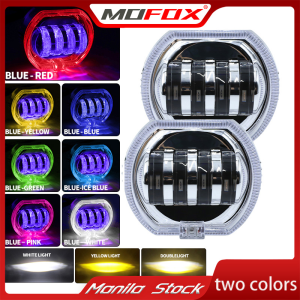 MOFOX Lampu Depan Sepeda Motor LED Tahan Air 4 Led Bohlam