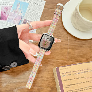 Huawei Fit3/4 Creative Woven Leather Bracelet Smart Sport Watch Band Womens Autumn Winter Model Compatible with Fit1 Fit2