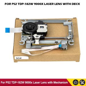 Replacement For PS2 Laser Lens TDP-182W TDP 182W TDP182W For PS2 with Deck Mechanism Optical Lens 9000X 90000