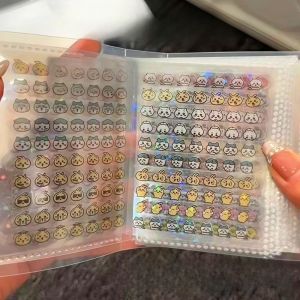 สติ๊กเกอร์ 60 ชิ้น (4200 ชิ้น) หนังสือสติ๊กเกอร์ฟรีเก็บหนังสือน่ารักสติกเกอร์ดาวเลเซอร์จมูกเล็ก Gaga Pack สติกเกอร์หยิก