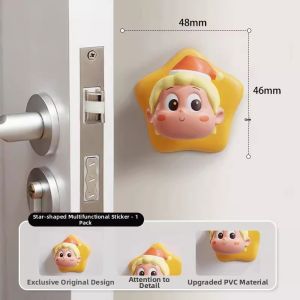 RUIDEDAN | Anti-collision Door Stop Silent Buffer No-drilling Doorstop