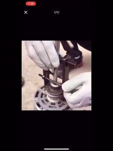 Ktools เหล็กดูด 2 ขา เลื่อนได้ แบบถอดปรับ นอก-ใน (เหล็กดูดลูกปืนทุ่น)  2/4/6inch