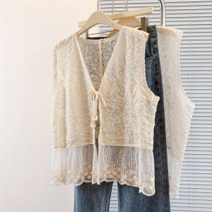 AIYITI | Lace Embroidered Plus Size Summer Tank
