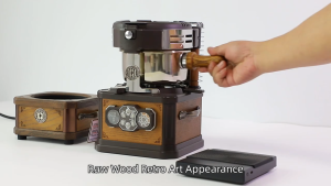 Máy rang hạt cà phê không khói tự động chuyên nghiệp. Thương hiệu Đài Loan cao cấp Wing Kwong WCR-150