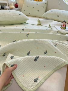 Kiss Dear | Pure Cotton Quilted Bedspread Fresh Style
