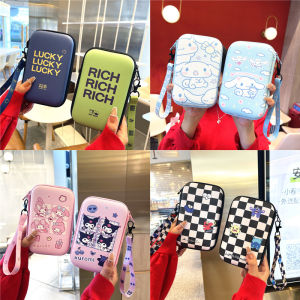 Cartoon Power Bank Storage Bag for Camera Charging Head 2.5 Inch Mobile Hard Disk Data Cable Organizer Pouch Multi Purpose