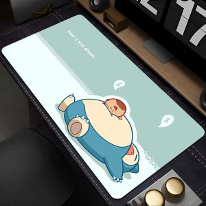 Bandai | Pokemon Snorlax 90x40cm Miếng Lót Chuột Cao Su Lớn Game Thủ Để Bàn Thảm Bàn Phím Máy Tính Phụ Kiện Chơi Game Thảm