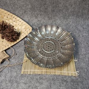 PIRING KUKUSAN TERATAI Stenless steel tebalKRN-23-26-32cm Anti karat Stainless Kitchenware