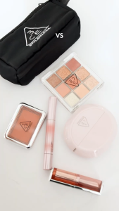 3CE Makeup Pouch Mini Portable Size Easy To Travel