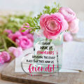 1PC Friend Gift for Coworker, Chance Made Us Coworkers Friends Gift for Colleagues Bestie Heart Shape Plaque Sign for Birthday. 