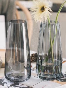 Lọ hoa thuỷ tinh decor Qhouse phong cách Bắc Âu bình hoa trang trí symphony vintage đơn giản đẹp