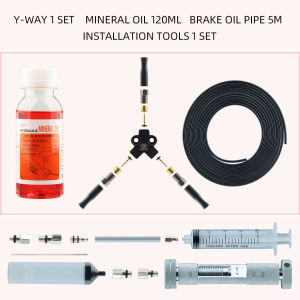NFOX | Tricycle Hydraulic Brake Three-way Aluminum Alloy One To Two Accessory Modification Connector Oil Pipe Distri Highway Cycling