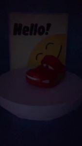 Cartoon Cool Light-Up Boys Cross Mcquin 95 Car Hole Shoes Childrens Personalized Non-Slip Glowing Sandals