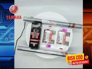 As Shock Depan 50C Asli Original Motor Yamaha Jupiter MX 135 Old / Lama Jupiter MX 135 New 2 Batang As Sok 2 set Seal Sock + Abu 1 Set Oli Shok Pipa halu halu ass sok skok shock sock Ori Ygp 5OC