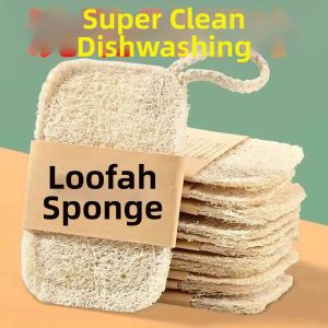 Natural Loofah Dish Washing Sponge for Kitchen Use