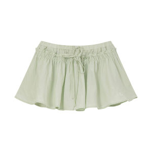 Small Size Elastic Waist A-Line Short Half Skirt