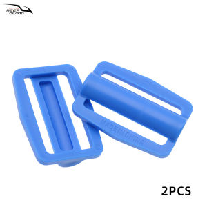 2pcs POM Scuba Diving Backplate Webbing Keeper Fits 5cm Webbing Strong & Durable Adjustable Webbing Buckle BCD Accessories