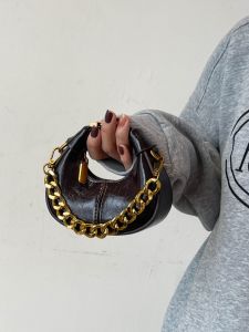 Mini Fashion Trendy Pea Bag Womens Crossbody Bag Lipstick Bag Earphone Bag Small Handle Bag PU Leather Solid Color Handbag