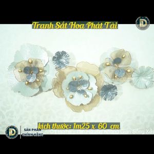 Tranh sắt decor trang trí vẹt phòng khách D1 Home - Tranh Treo Tường Nghệ Thuật - BH 5 năm