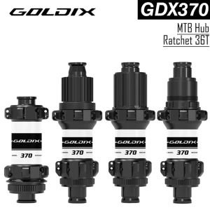 GOLDIX | GOLDIX MTB 28H Bicycle Hub Sealed Bearing Central lock Disc Brake Straight Pull for HG XD MS 28 Holes 36T Ratchet BOOST MTB Hub